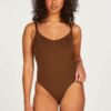 Hunkemöller Nahtlos betonender Body mit hohem Beinausschnitt Rot