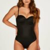 Hunkemöller Korrigierender Body mit vorgeformten Cups Schwarz