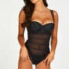 Hunkemöller Korrigierender Body Mesh Schwarz