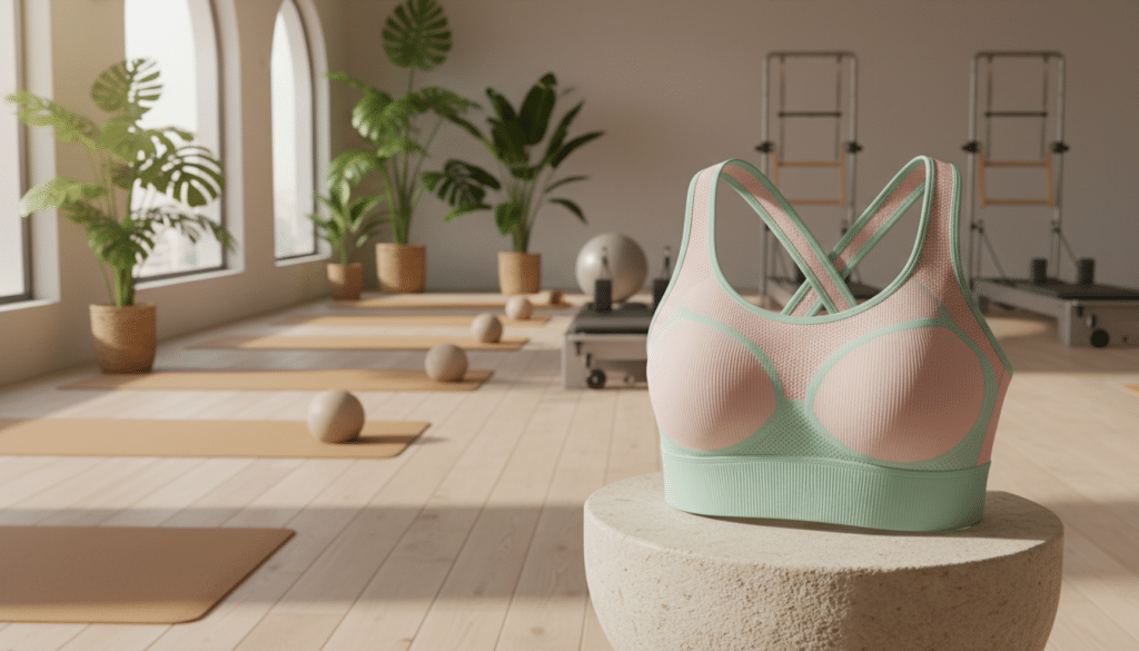 Pilates Bus Sport-Bustier für Pilates